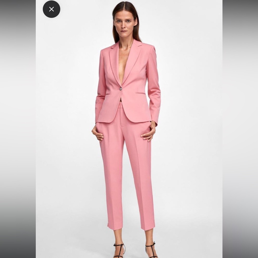 Zara basic pink set